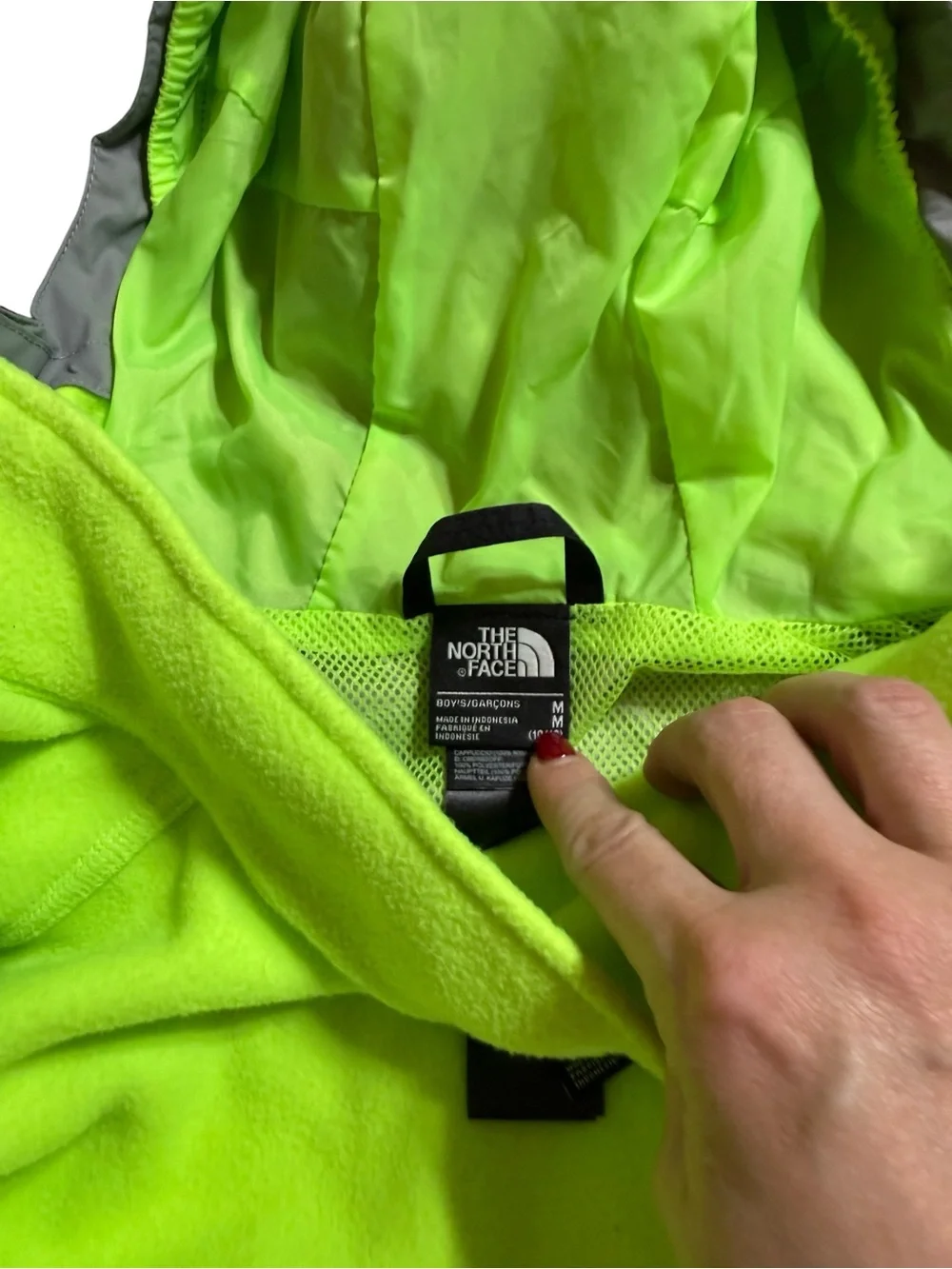 The North Face Boys Vortex Triclimate 3-in-1 Jacket Medium 10/12 HyVent Gray
